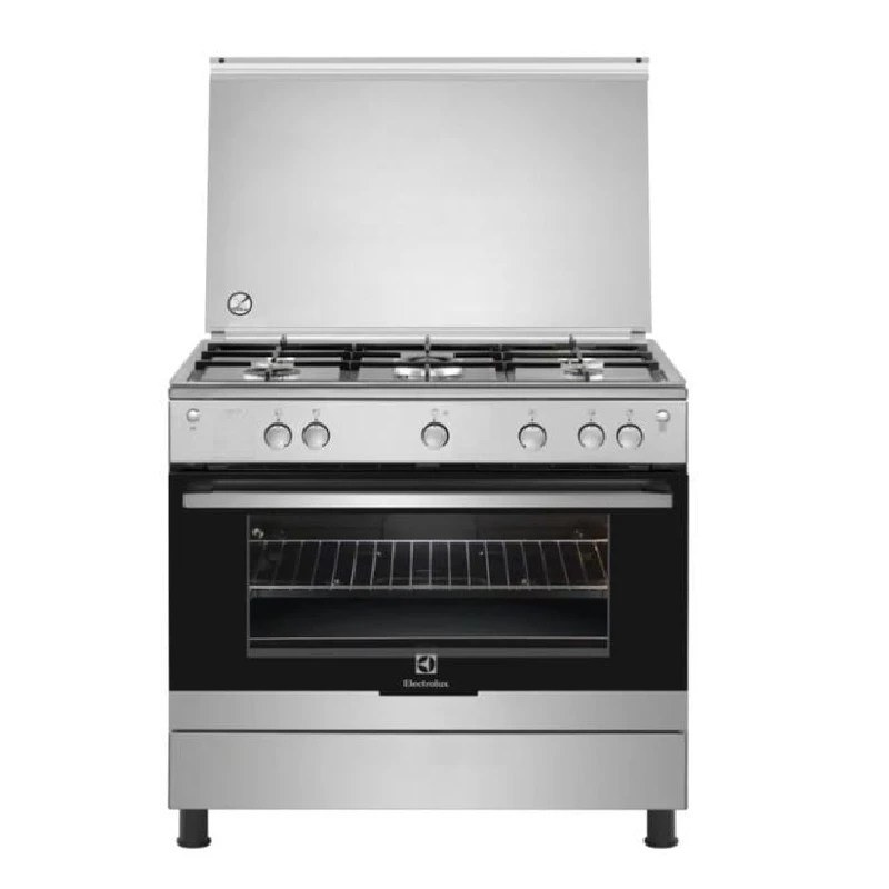 Electrolux 90x60cm 5 Burners Gas Cooker with Gas Oven | EKG9000G9X