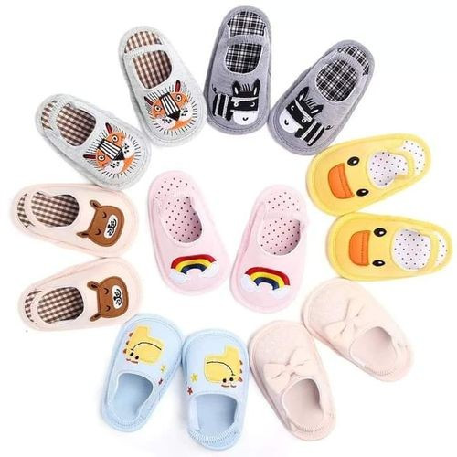 Generic Cotton Soft Baby Shoes - Color May Vary
