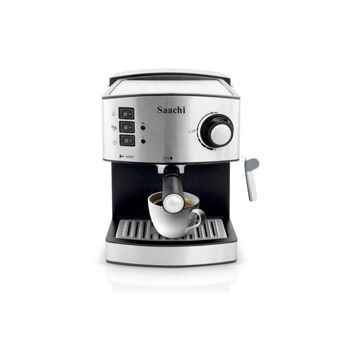 Saachi Coffee Maker Coffee machine / latte/ Cappuccino/Espresso 15 Bar - Silver