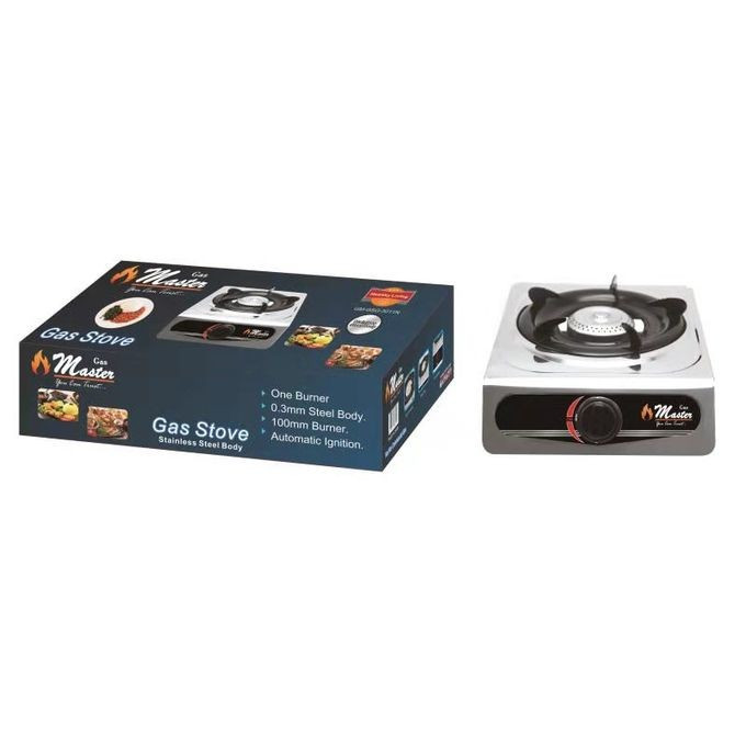 Electro Master Single Burner Gas Cooker GM-SGS-3011- Silver