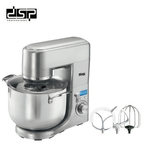 Dsp 3 In1, 10L Blender Dough Hand Stand Mixer  DSP Dough Hand Mixer - Silver.