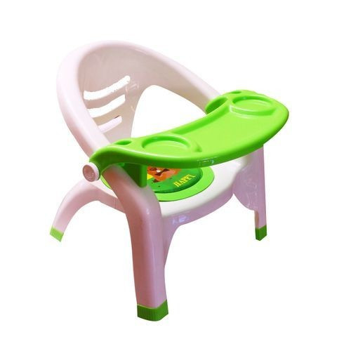 Generic Pretty Children's Plastic Chair Kids Chair - color may vary