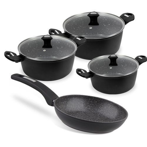 Generic 7 piece Cookware Set Saucepans Cookware - color and designs may vary