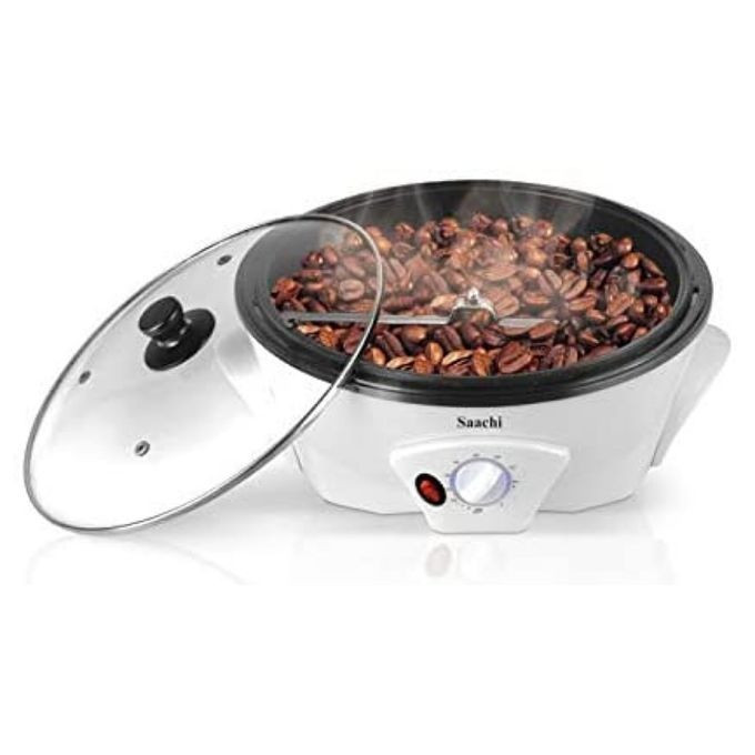 Saachi Coffee Roaster Beans/Popcorn Roasting Machine,400gms, White.