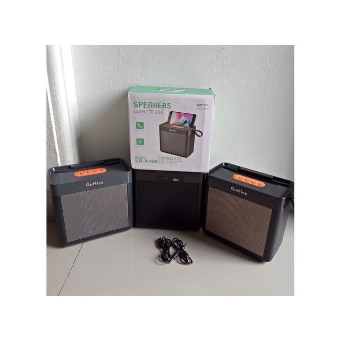 GuNice Super Bass Wireless Bluetooth Speaker-Black